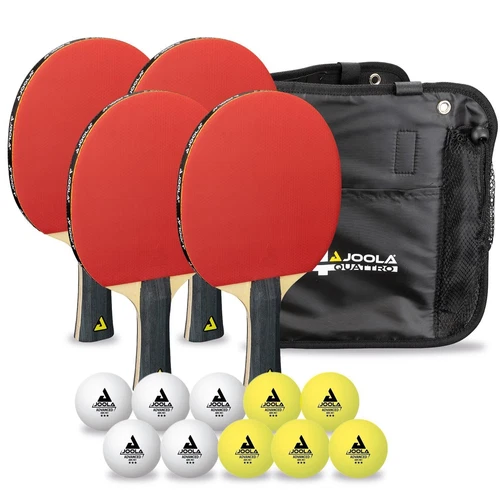 JOOLA Tischtennis Quattro Set, Tischtennisset Tischtennisschläger TT Schläger