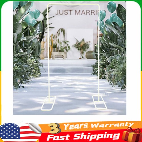 Metal Wedding Arch Frame Garden Party Decor Backdrop Stand 2*1m Flower Rack Prop