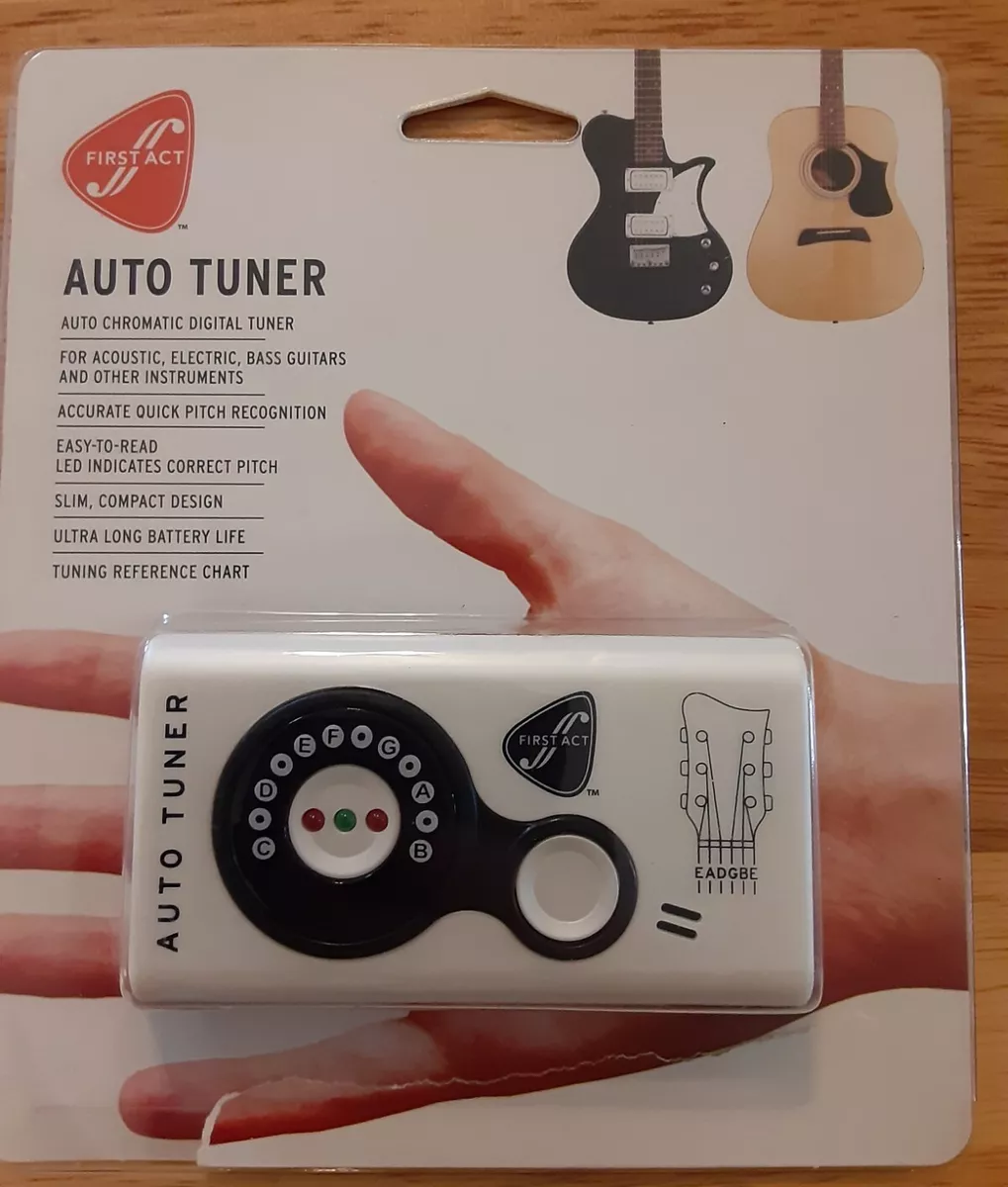 First Act Tuner Auto Guitar Tuner MGT 02 Opened Package Tested WORKS