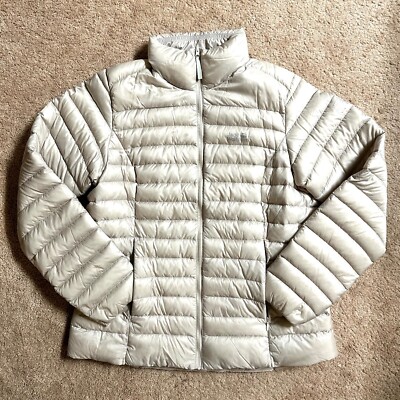 Jack Wolfskin Women's Jwp Down Jacket, 700 fill, Stormlock, size L, Dusty Grey