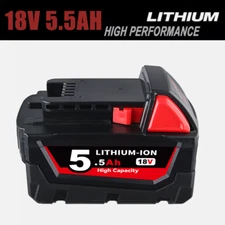 48-11-1850 M18 18V 5.5Ah REDLITHIUM XC Extended Capacity For Milwaukee Battery