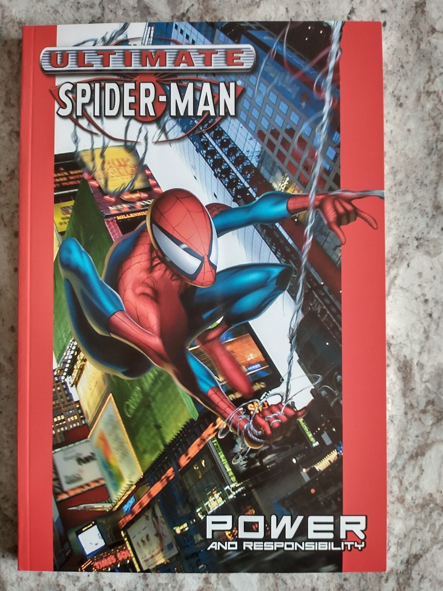 アメコミ Ultimate spider man 全巻 1-133 リーフ　レア Ultimate Spider-Man Vol 1 Power And Responsibility TPB 1st Print