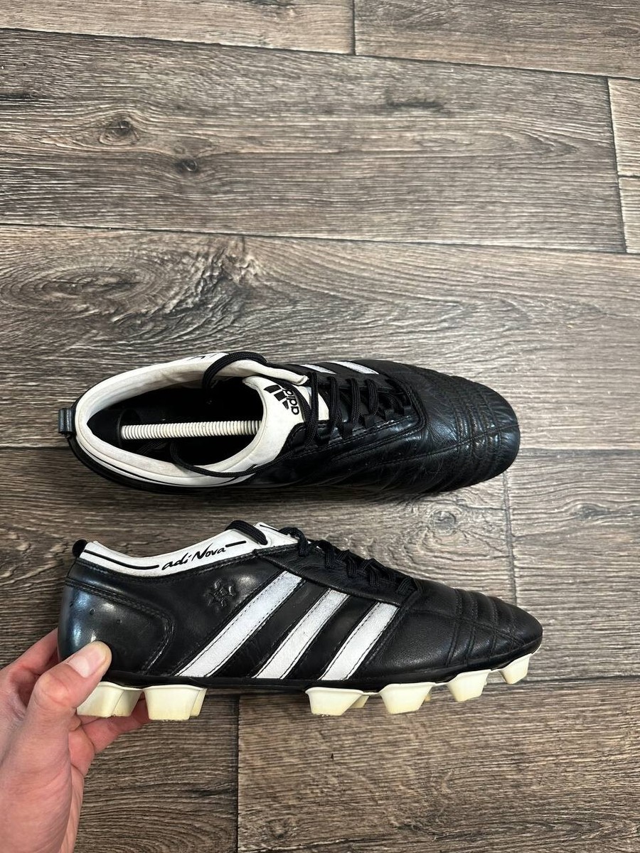 adidas adinova football boots 2009 black leather uk10 us10,5 eu44