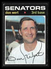 Don Wert 1971 Topps #307  Washington Senators