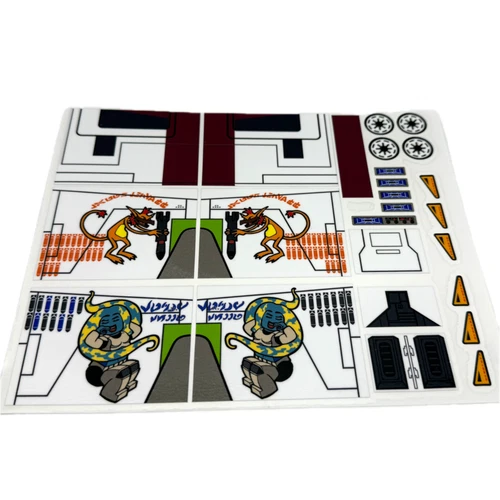Custom Replacement Stickers for Star Wars Republic Attack Gunship 7676