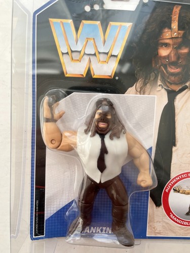 Bnib Wwe Mattel Retro Serie 2 Mankind Mick Foley Figura de Lucha Hasbro Wwf - Imagen 2 de 6