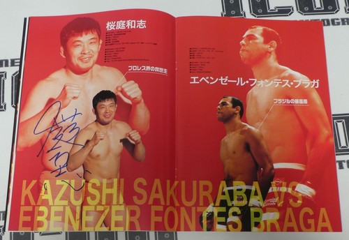 Kazushi Sakuraba Mark Kerr Carlos Newton Mezger+ Signed Pride FC 6 Event Program - Picture 4 of 24