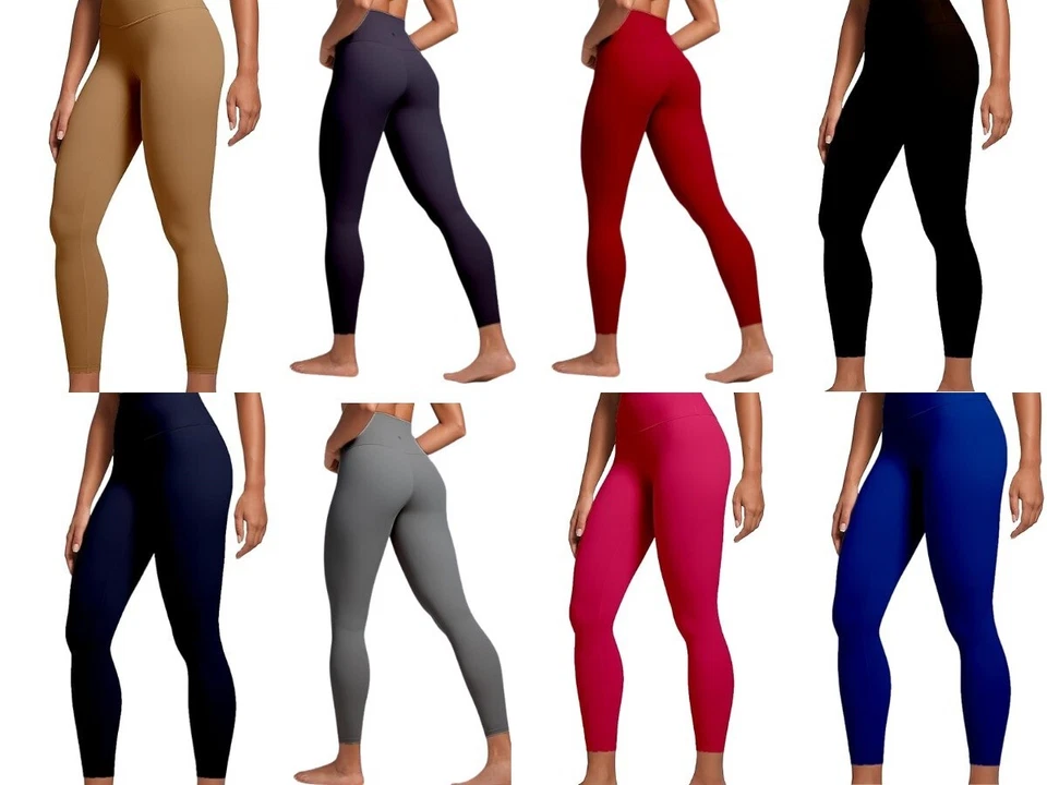 MAYA Women's Tummy Control Leggings Stretchy Slim Fit Yoga Pants High Waist Legging