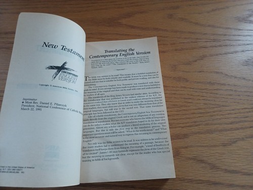 New Testament Contemporary English Version 1991 - Picture 8 of 8