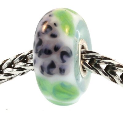 Authentic Trollbeads Glass 61374 Wisteria :1 RETIRED