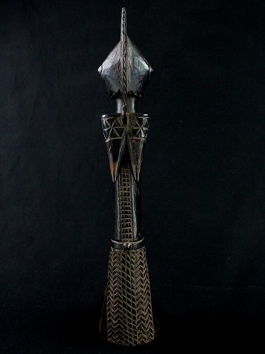 Art Africain African Doll Afrique - Très Grande Poupée Mossi Burkina - 51 Cms ++ - Foto 3 di 12