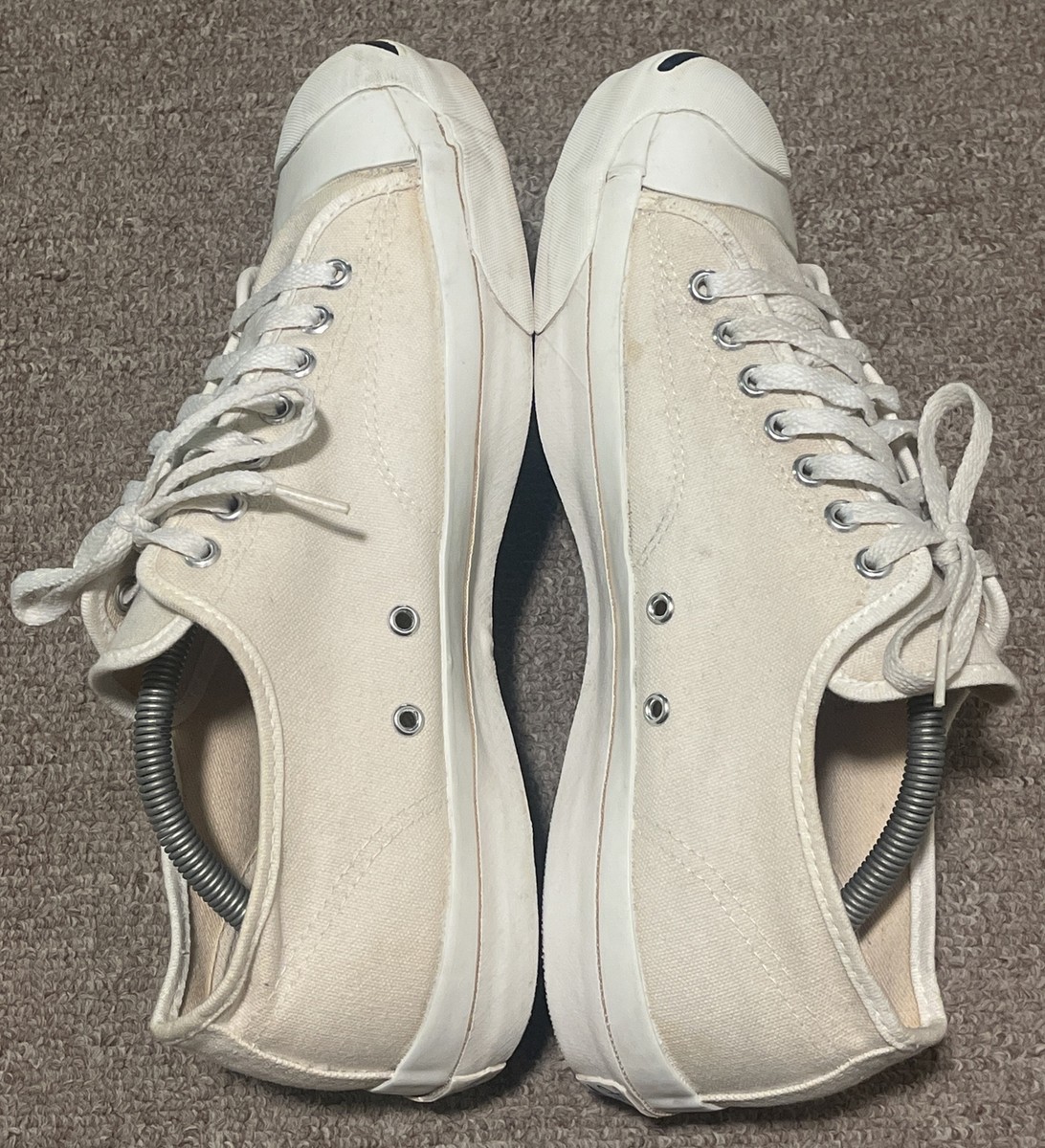 Vintage 70s Men's Size 11 Converse Jack Purcell White Canvas Chuck