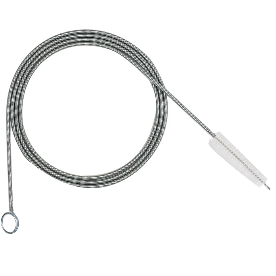 Cepillo de fregado para refrigerador limpiador flexible orificio techo corredizo coche removedor de zuecos de drenaje Foto 4 de 4