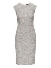 Banana Republic Boucle Sheath Dress, Blue Combo, sz 6   #326307