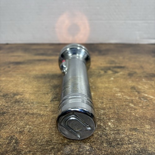 VTG White Elephant D-Cell Mining Flashlight Chrome Beveled, Working Collectible - Picture 12 of 16