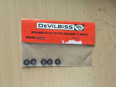 Devilbiss SSG-8069-K5 KIT OF FIVE O-Ringe (5 Stk.)