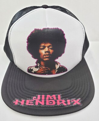 Classic Rock 60s 70s Blues Punk JHendrix Black Trucker Adjust 
