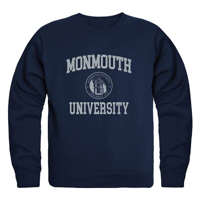 Monmouth University Hawks MU Seal Crewneck Sweatshirt Sweater - Main Image