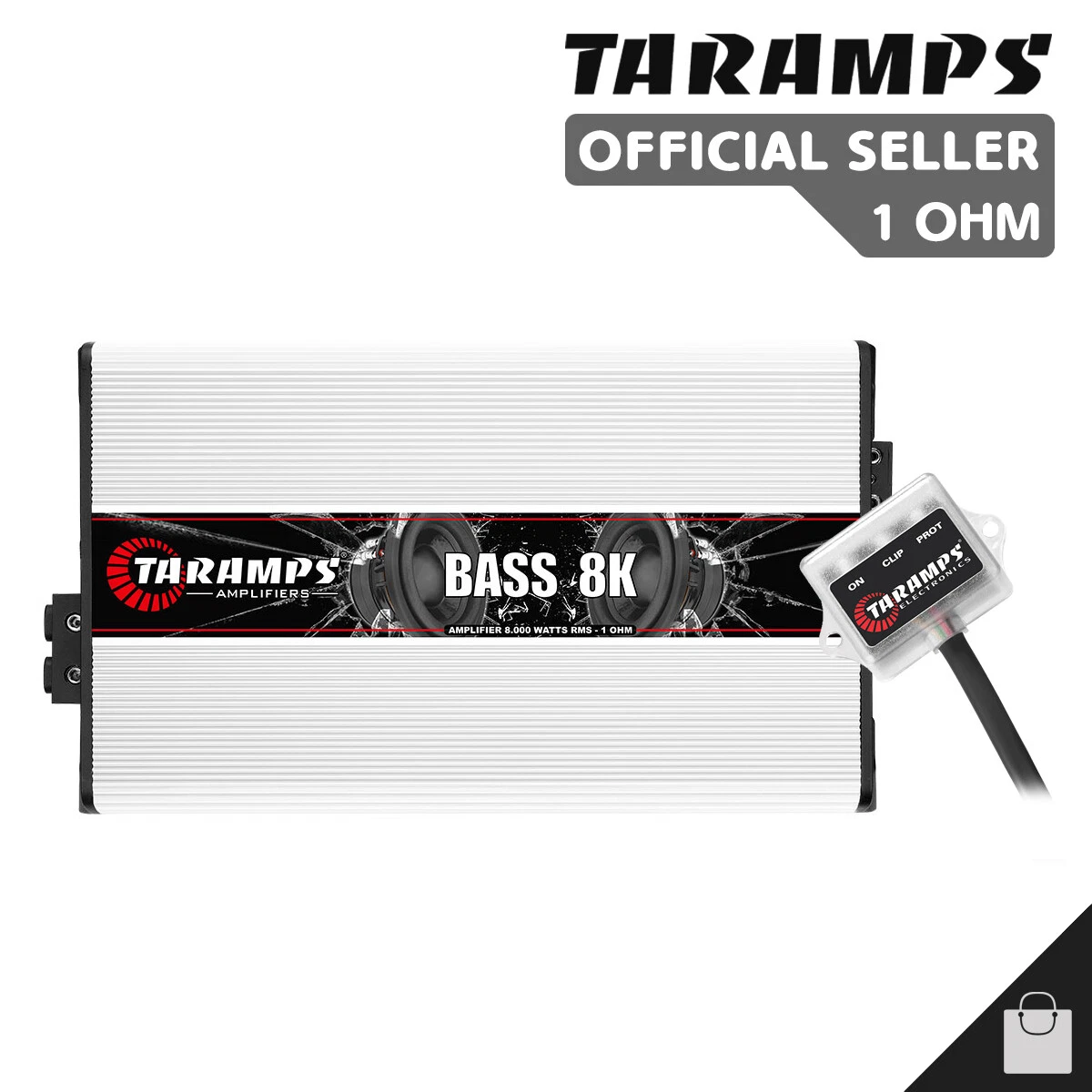 Taramps BASS 8K Amplifier 8000 Amp 1 Ohm HD Compact Car Power - 3