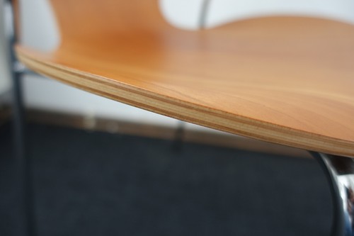 Fritz Hansen Series 7 Armlehnstuhl 3207 Kirschbaum - Bild 7 von 9