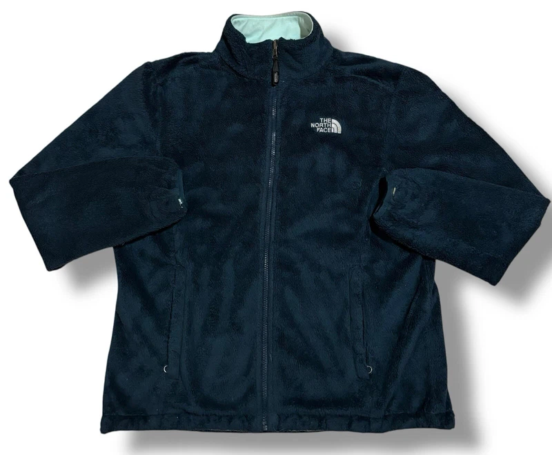 north-face osito sherpa fleece soft full zip jacket