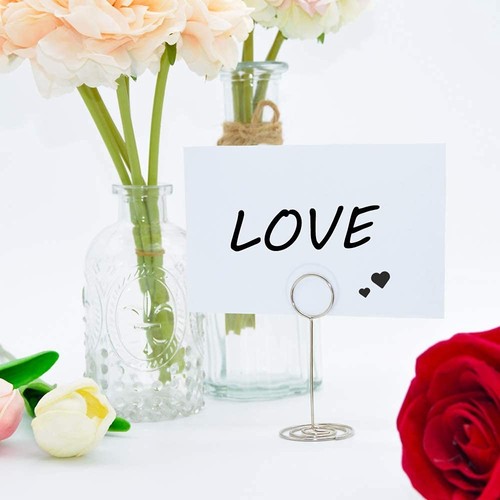 20 Pack Table Number Holders Place Card Holder Photo Picture Holder for Weddi... - Picture 7 of 7