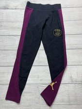 Paris Saint-Germain Pants Boys Medium Black Purple Soccer Nike Jordan Leggings