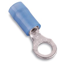 Sta-Kon RB14-10 18-14 AWG Nylon Insulated Ring Terminal, 18- 14 AWG, Blue