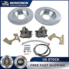 6 Lug Rear Disc Brake Conversion Kit For Chevy Gmc C10 Suburban Pickup K10 61-87