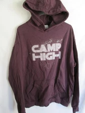 CAMP HIGH Collective Long Sleeve Cotton Purple Pullover Hoodie Size L
