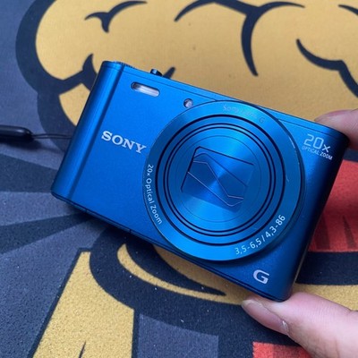 Sony Cyber-shot DSC-WX300 18.2MP Digital Camera Blue Battery