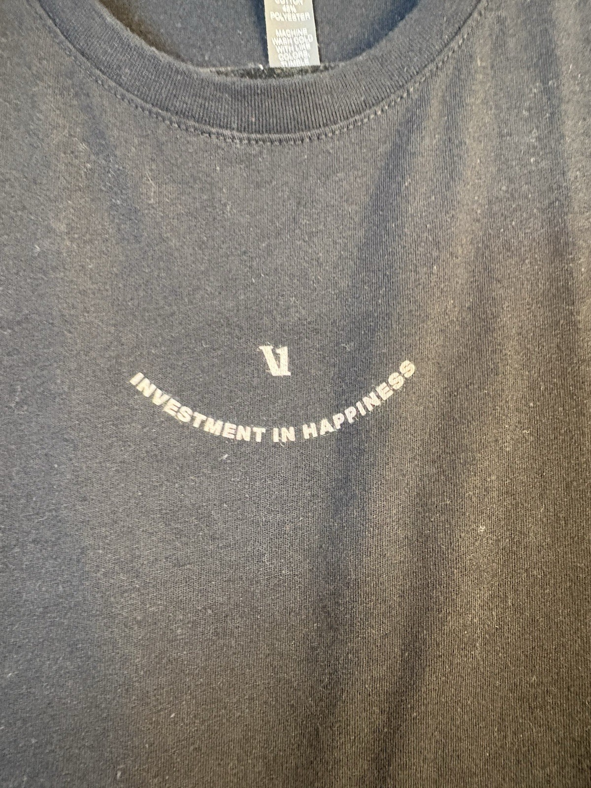 Vuori Women’s Black Muscle Tee Tank Size Small Investment In Happiness