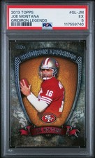 Joe Montana 2013 Topps - Gridiron Legends #GL-JM PSA 5