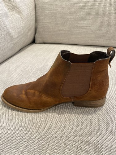 Franco Sarto Women’s Slip On Chukka Boots Saddle Tan Suede Size 8M - Picture 7 of 8