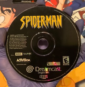 FULLY WORKING, DAMAGED MANUAL - NO REG CARD: Spider-Man - Sega Dreamcast