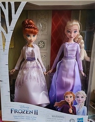 NEW Disney Frozen II Palace Sisters 11'' Elsa and Anna Fashion Doll Set Hasbro