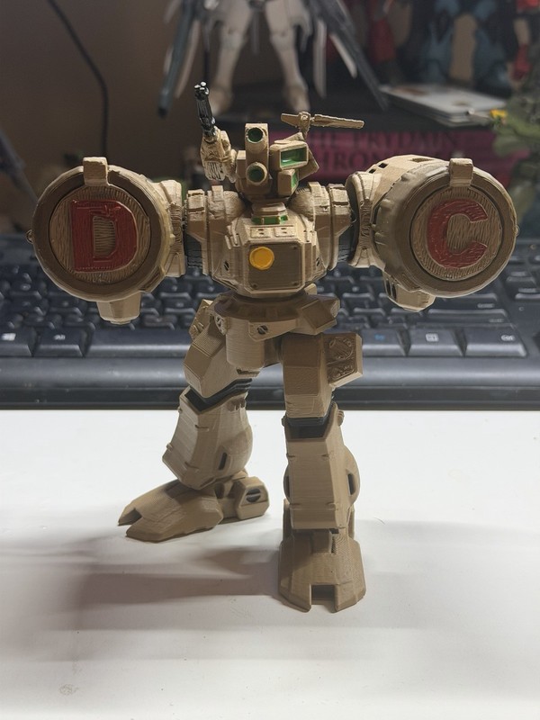 HIMETAL R Scale Destroid Phalanx 3D Print Macross Robotech Spartan Battletech