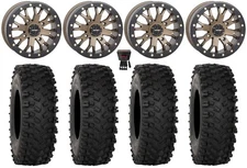 System 3 SB-4 15" Wheels Bronze (6+1) 33" ATX470 Tires RZR XP 1000 / PRO XP