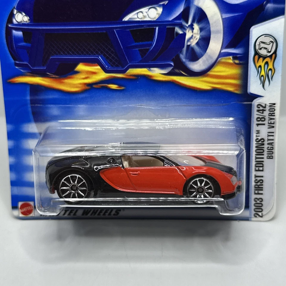 2003 Hot Wheels First Editions Red Bugatti Veyron NEW + FAST SHIPPING - Image 2 of 4