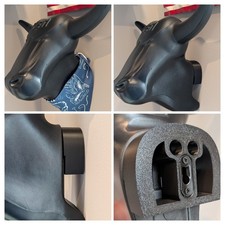 YETI Slick Horns Roping Dummy Wall Mount + optional bandana