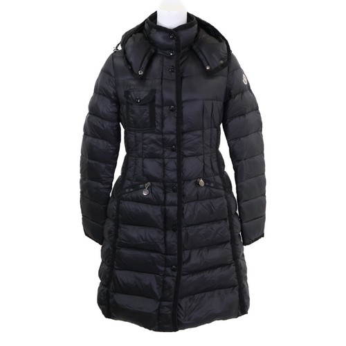 MONCLER HERMINE Hermine hooded down coat 0 black