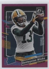 2023 Panini Donruss Rated Rookie Optic Preview Pink Prizm Dontayvion Wicks 0jm6