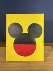 Mickey Mouse Ears Handmade Painting On Canvas Wall Decor 8”x10” — photo 1