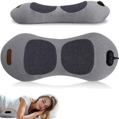3-in-1 Back Massager: Electric Lumbar Support Pillow with Heat & Vibration