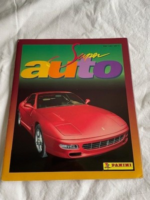 Panini - Super Auto - Sammelalbum komplett beklebt