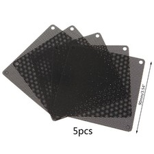 Computer Dust filter Computer Fan Filters Cooler PVC Black Dustproof for Case Co