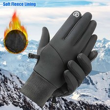 -10  Waterproof Windproof Touch Screen Warm Winter Gloves for Cold Weather Men