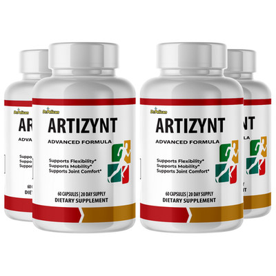 Artizynt- Joint & Mobility Health Support- 4 Bottles- 240 Capsules