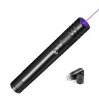 High Power Laser Pointer Usb Charge Modern Style Screen Purple Aluminum Shell Pr