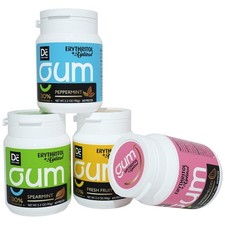 Xylitol Chewing Gum with Erythritol, Aspartame Free  Sugar Free Gum for Dry ...